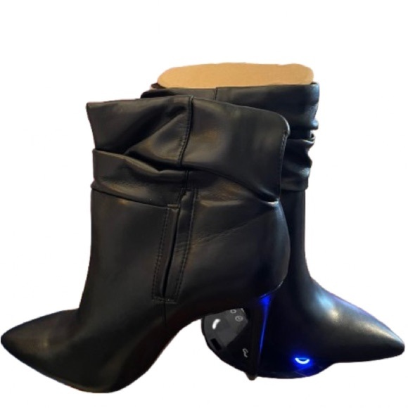 Jessica Simpson Black Heeled Boots​ - Picture 3 of 5